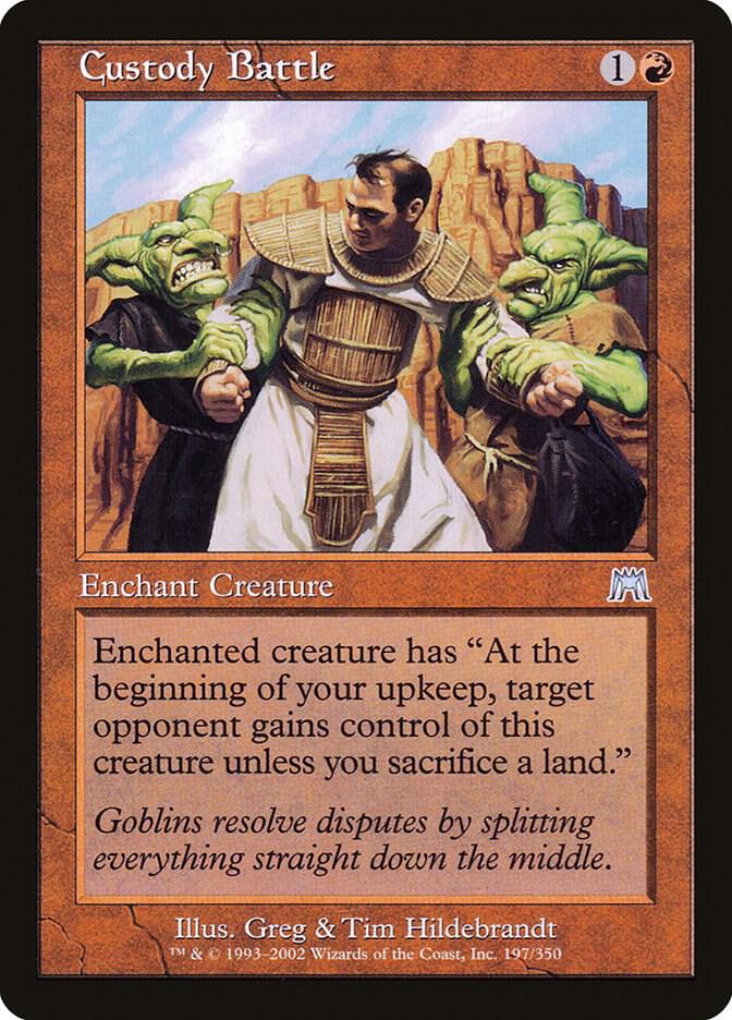 Custody Battle 197 card from Onslaught