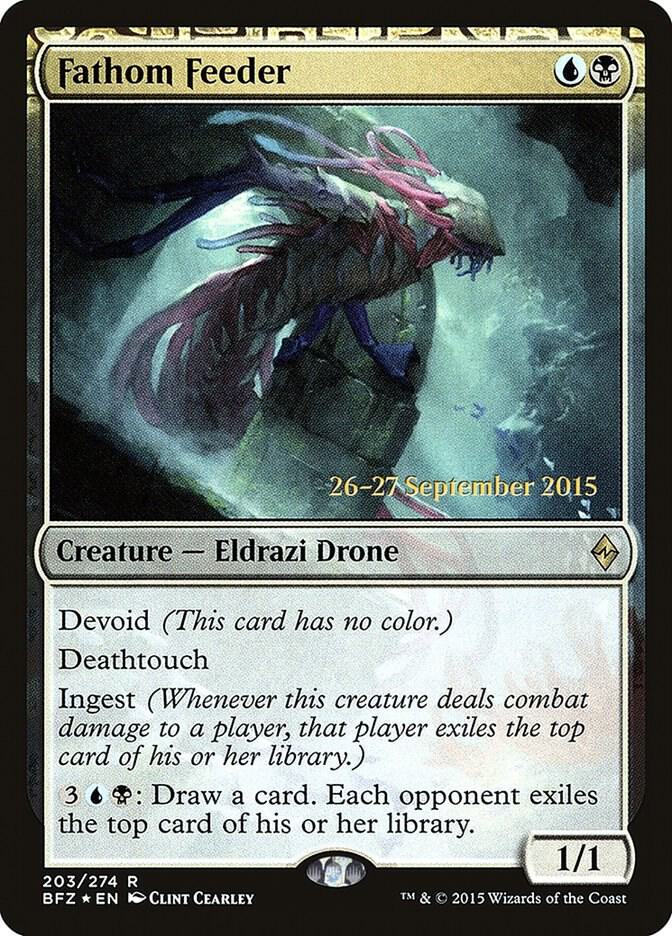 Fathom Feeder 203 card from Prerelease Cards