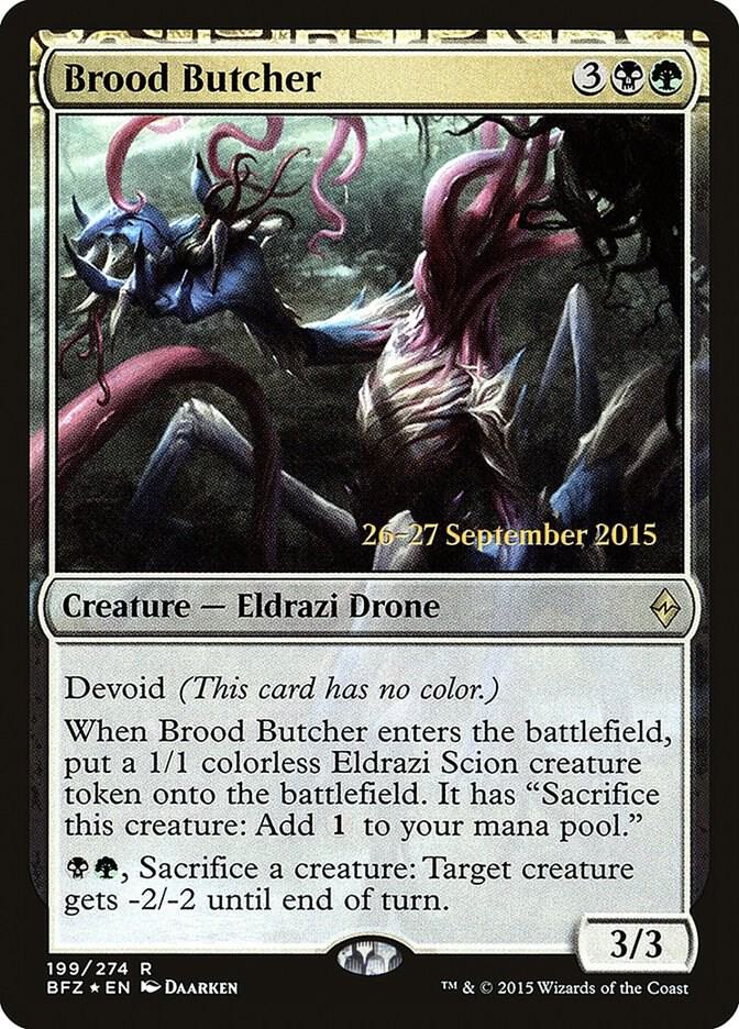 Brood Butcher 199 card from Prerelease Cards