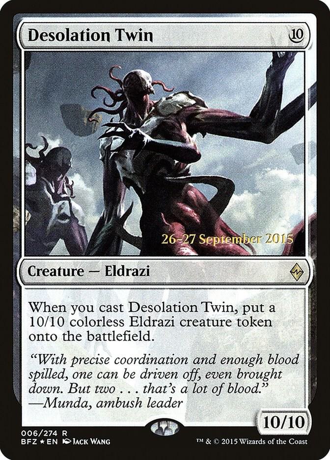Desolation Twin 6 card from Prerelease Cards