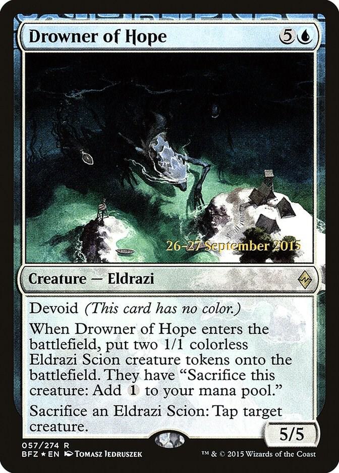 Drowner of Hope 57 card from Prerelease Cards