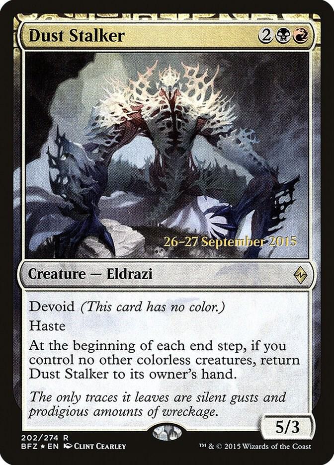 Dust Stalker 202 card from Prerelease Cards