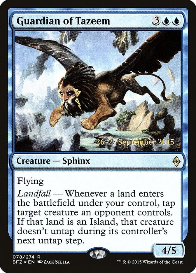 Guardian of Tazeem 78 card from Prerelease Cards