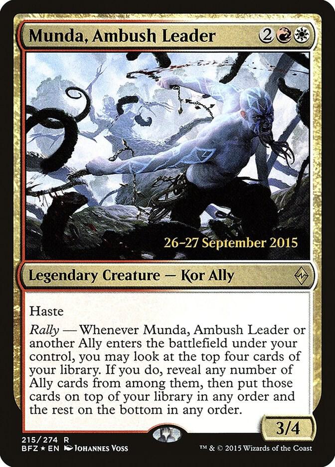 Munda, Ambush Leader 215 card from Prerelease Cards