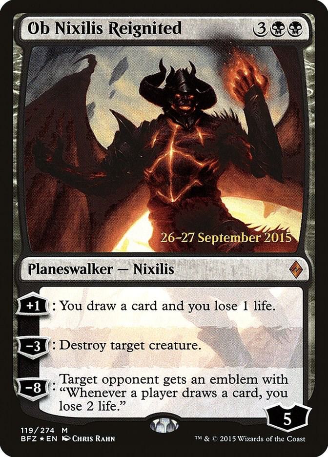 Ob Nixilis Reignited 119 card from Prerelease Cards