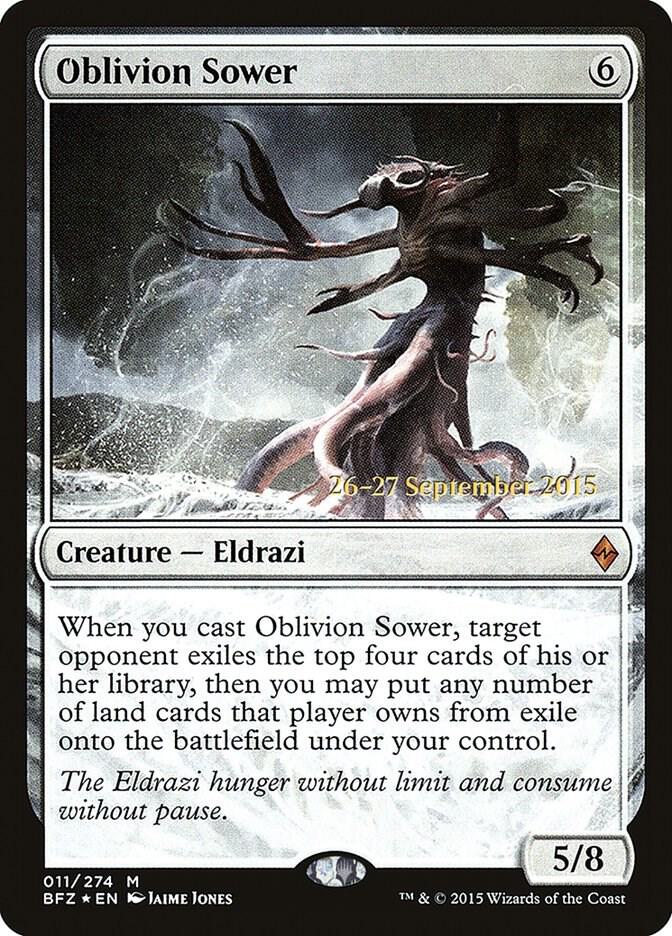 Oblivion Sower 11 card from Prerelease Cards