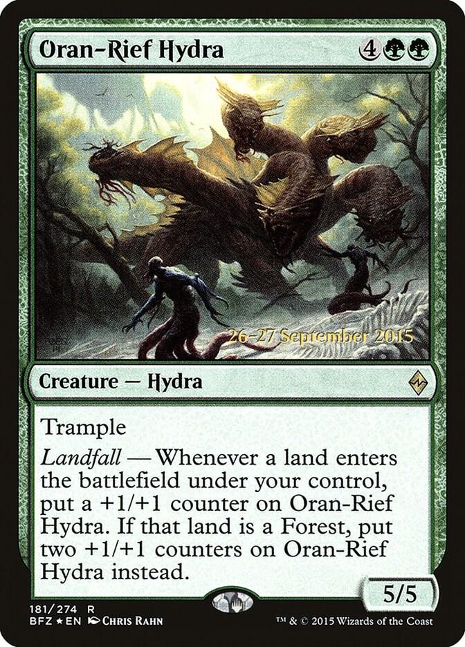 Oran-Rief Hydra 181 card from Prerelease Cards
