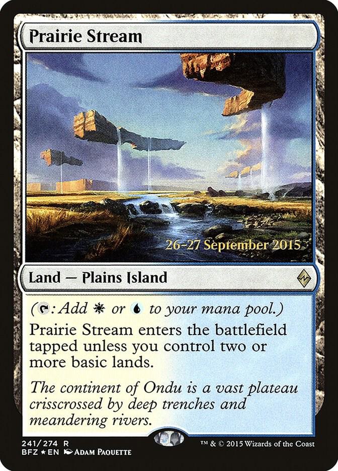 Prairie Stream 241 card from Prerelease Cards