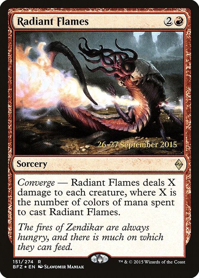 Radiant Flames 151 card from Prerelease Cards