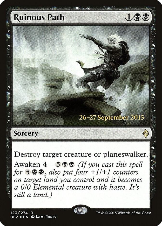 Ruinous Path 123 card from Prerelease Cards
