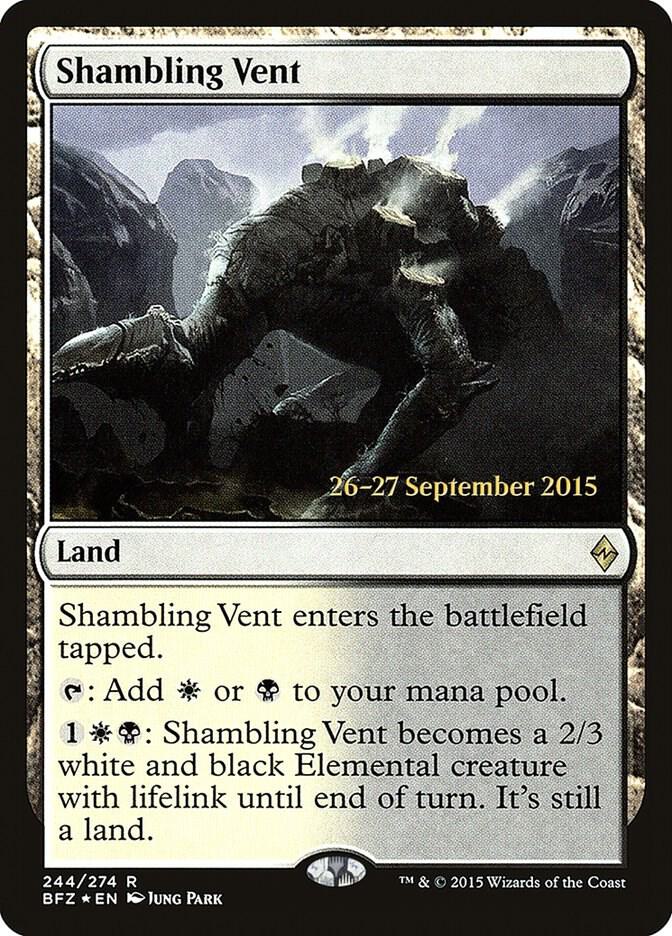 Shambling Vent 244 card from Prerelease Cards