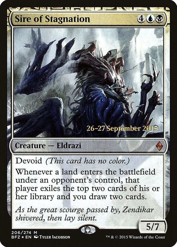 Sire of Stagnation 206 card from Prerelease Cards