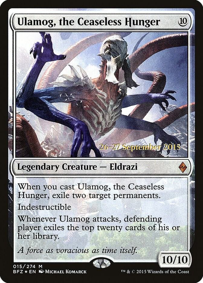 Ulamog, the Ceaseless Hunger 15 card from Prerelease Cards