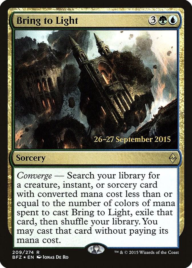 Bring to Light 209 card from Prerelease Cards