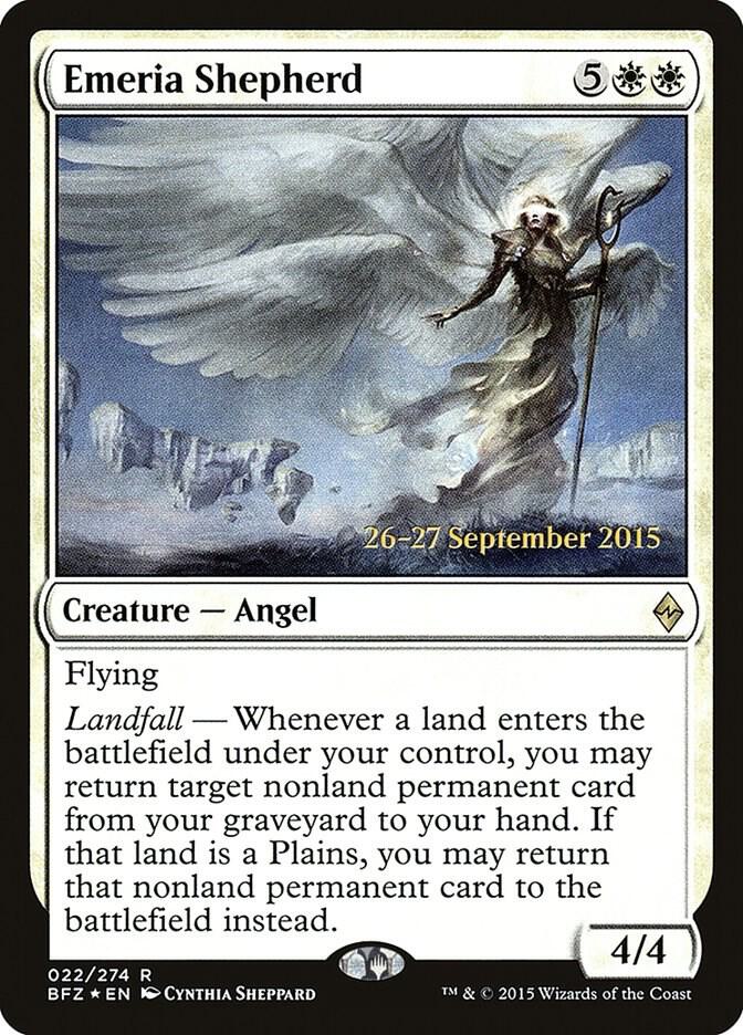 Emeria Shepherd 22 card from Prerelease Cards