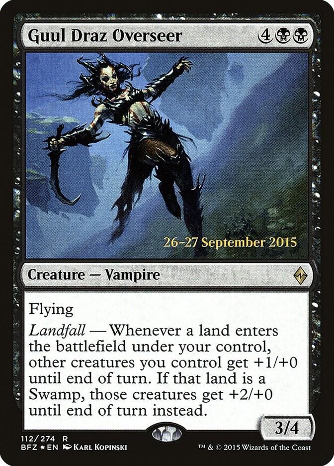 Guul Draz Overseer 112 card from Prerelease Cards