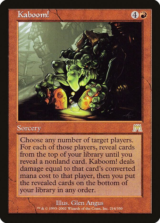 Kaboom! 214 card from Onslaught