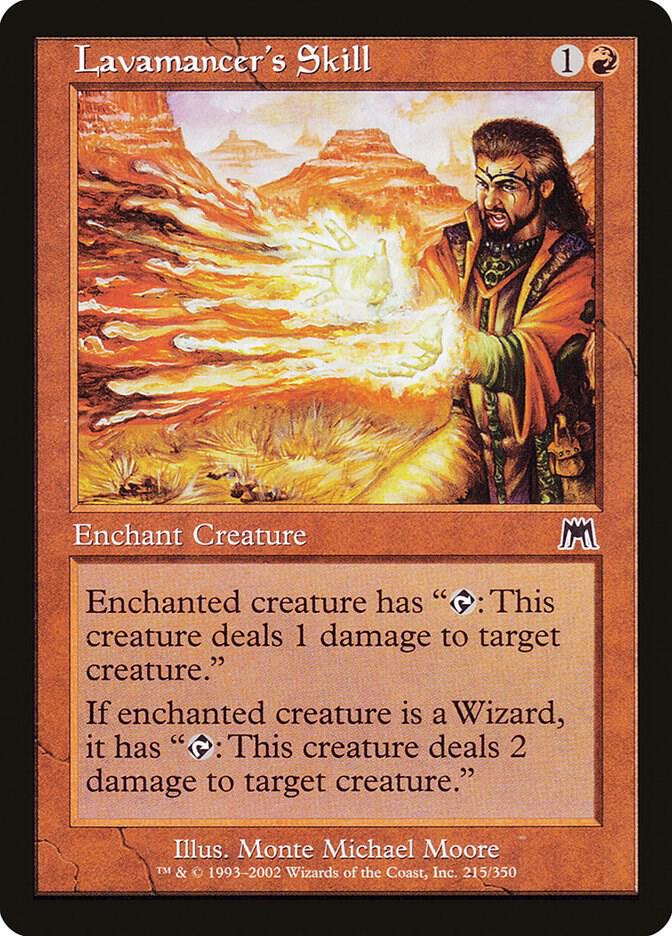 Lavamancer's Skill 215 card from Onslaught