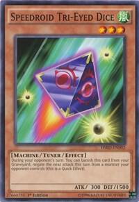Speedroid Tri-Eyed Dice HSRD-EN002 card from High-Speed Riders