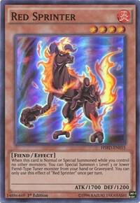 Red Sprinter HSRD-EN015 card from High-Speed Riders
