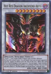 Hot Red Dragon Archfiend Abyss HSRD-EN041 card from High-Speed Riders
