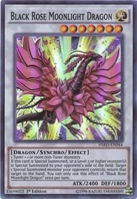Black Rose Moonlight Dragon HSRD-EN044 card from High-Speed Riders