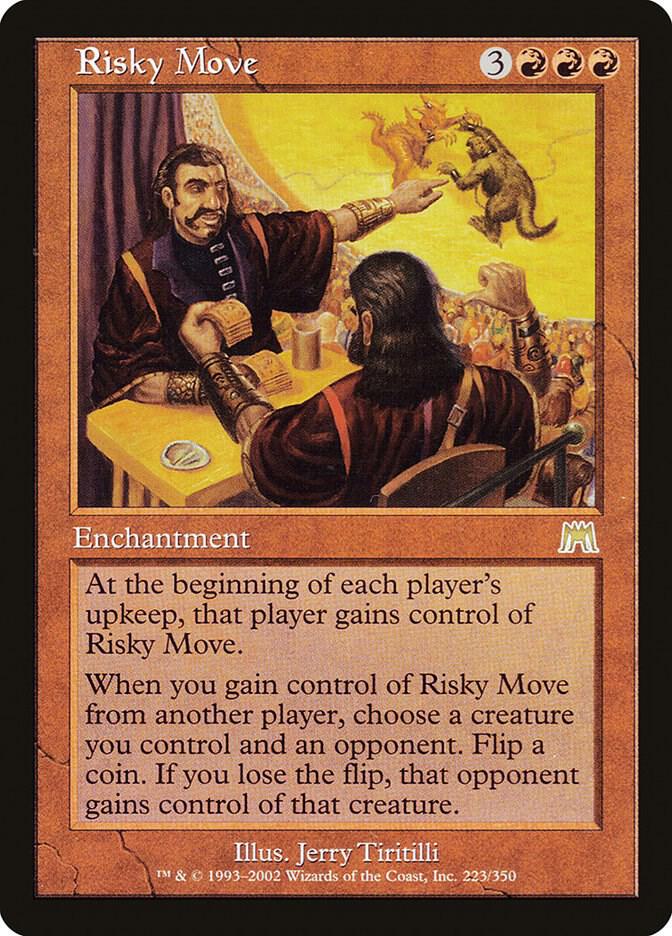 Risky Move 223 card from Onslaught