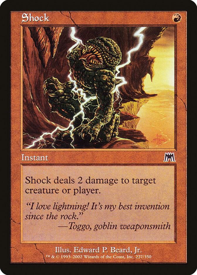 Shock 227 card from Onslaught