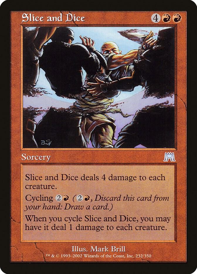 Slice and Dice 232 card from Onslaught