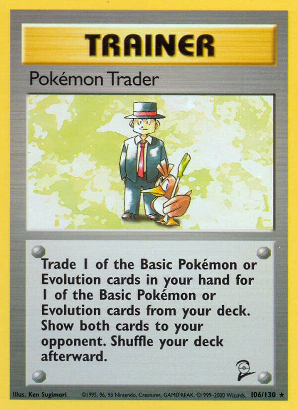 Pokemon Trader 106/130 card from Base Set 2