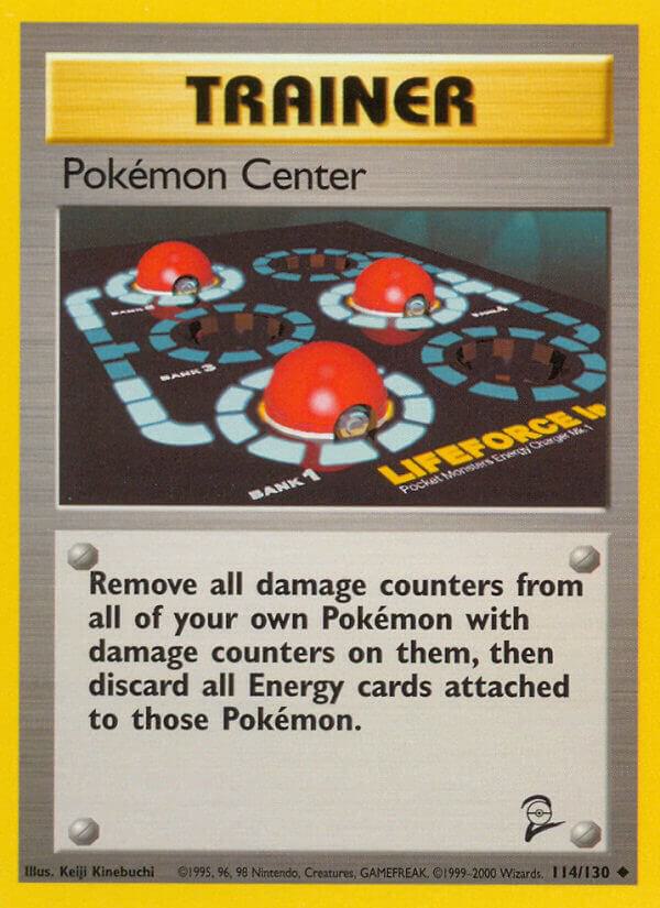 Pokemon Center 114/130 card from Base Set 2