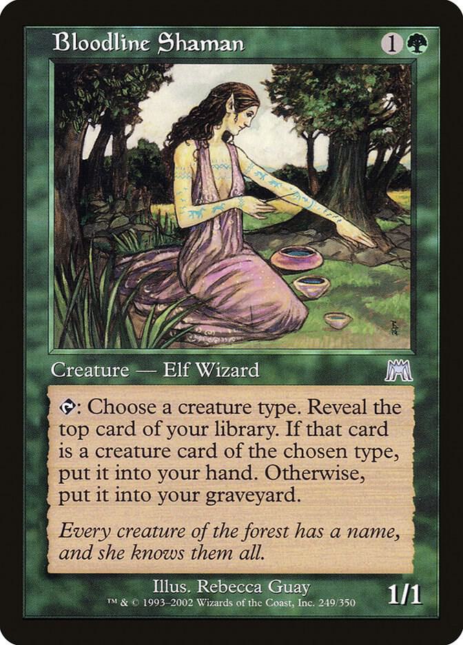 Bloodline Shaman 249 card from Onslaught