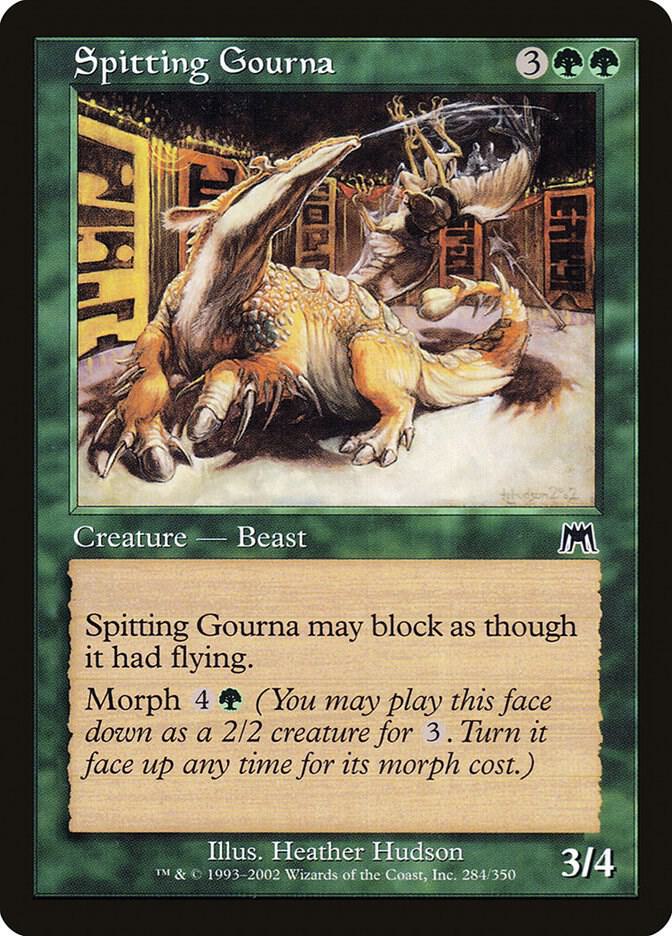 Spitting Gourna 284 card from Onslaught