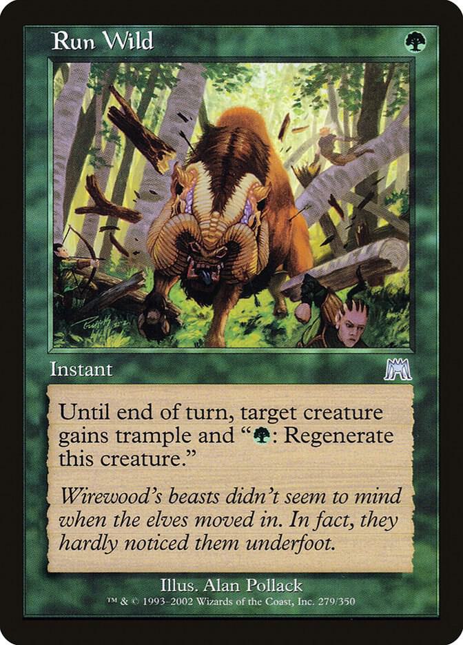 Run Wild 279 card from Onslaught