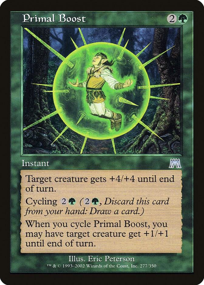 Primal Boost 277 card from Onslaught