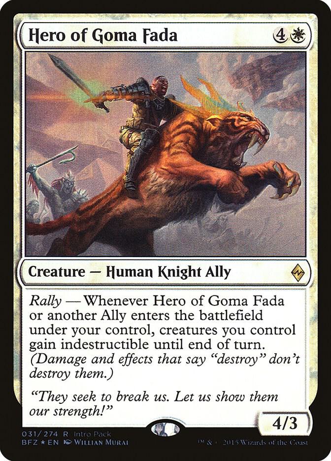 Hero of Goma Fada 31 card from Unique and Miscellaneous Promos