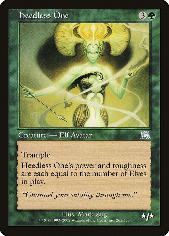 Heedless One 265 card from Onslaught