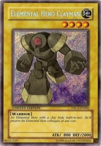 Elemental HERO Clayman EHC2-EN002 card from Elemental Hero Collection 2