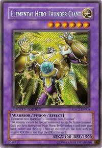 Elemental HERO Thunder Giant EHC2-EN004 card from Elemental Hero Collection 2