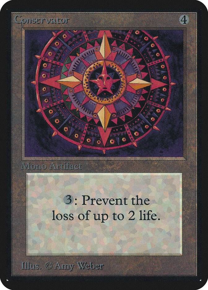 Conservator card from Alpha Edition