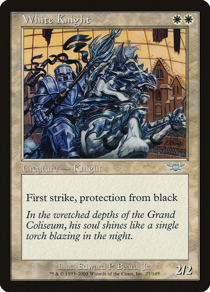 White Knight 27 card from Legions