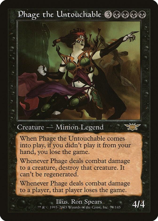 Phage the Untouchable 78 card from Legions