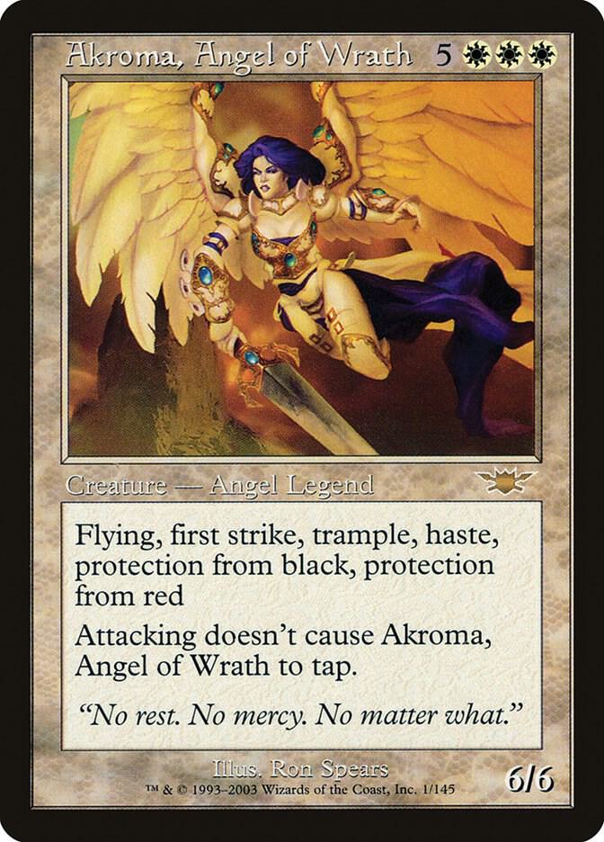 Akroma, Angel of Wrath 1 card from Legions