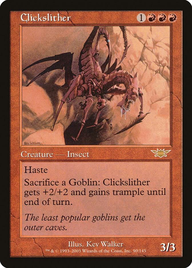 Clickslither 90 card from Legions