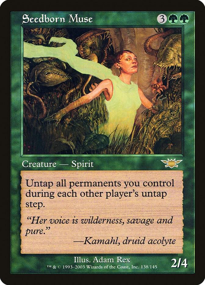 Seedborn Muse 138 card from Legions