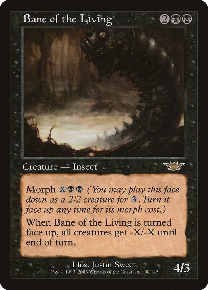 Bane of the Living 60 card from Legions
