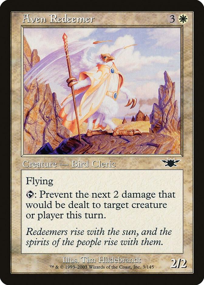 Aven Redeemer 3 card from Legions