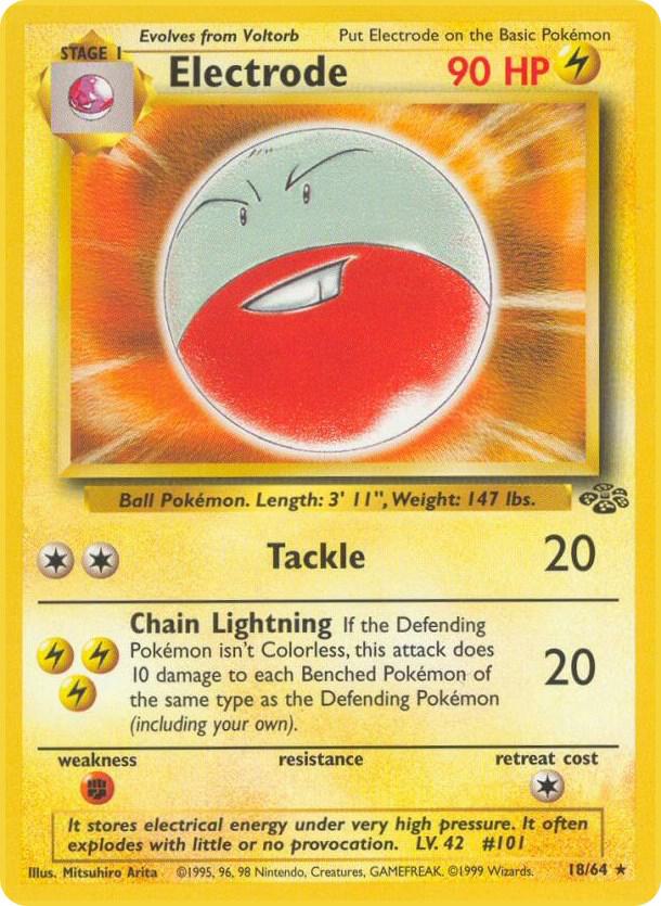 Electrode (18) 18/64 card from Jungle