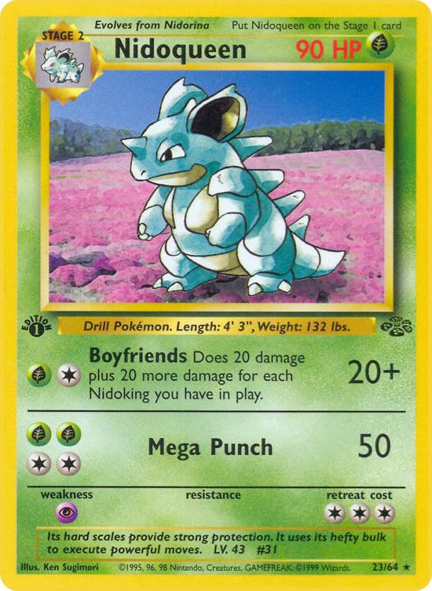 Nidoqueen (23) 23/64 card from Jungle