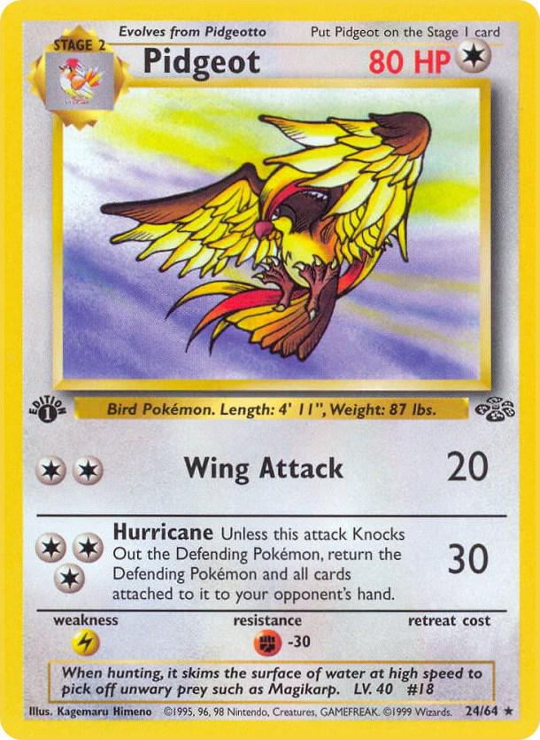 Pidgeot (24) 24/64 card from Jungle